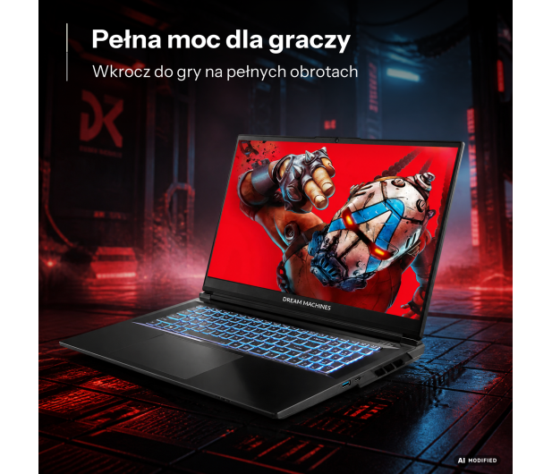 Dream Machines 17PL22 i9-14900HX/32GB/2TB RTX5070Ti 240Hz - 1575712 - zdjęcie 7